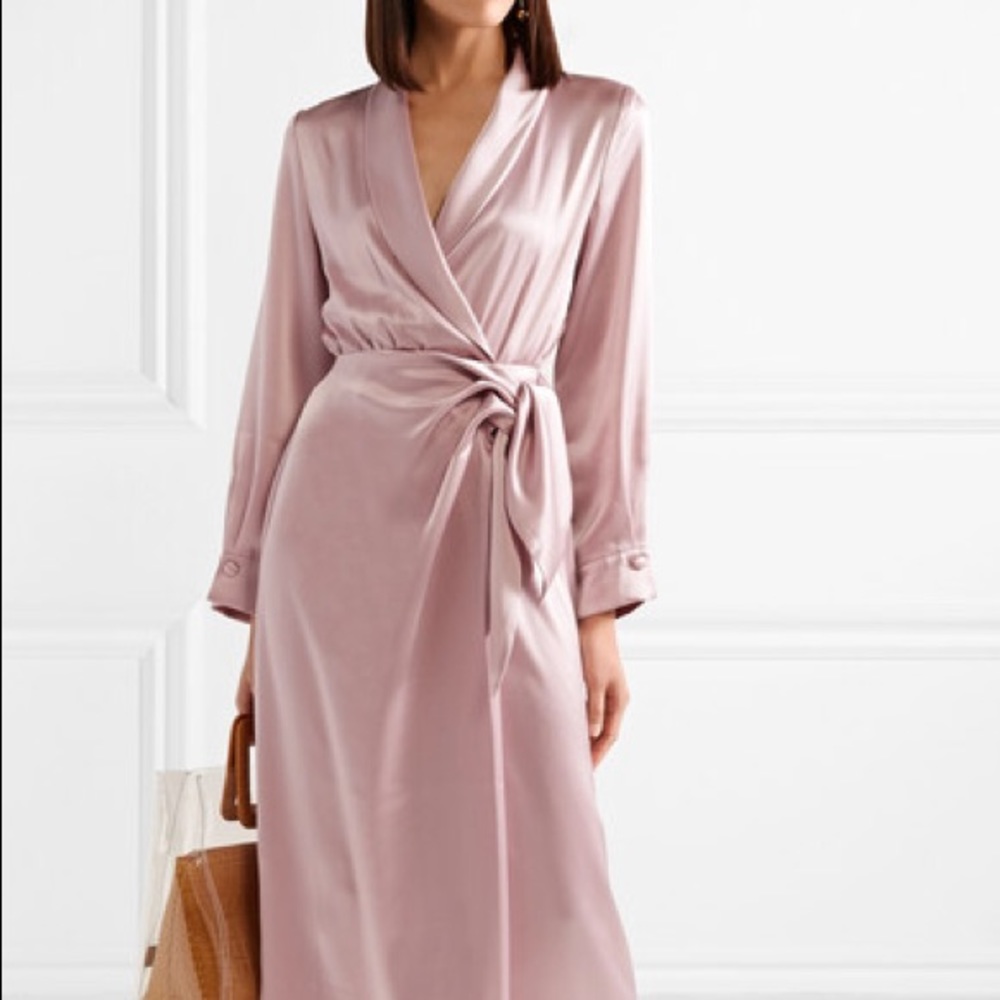 Brand new satin robe with tags